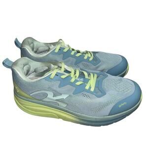 Gdefy Aqua Blue Lauff Cushion Comfort Tennis Shoe Women’s Sz 9 Orthotics Casual